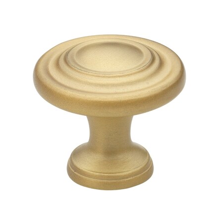 Gliderite Hardware 1-1/4 in. Satin Gold Rippled Cabinet Knob, 10PK 5415-SG-10